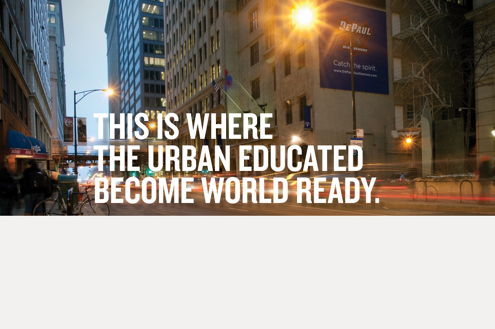 This is where the urban educated become world ready.